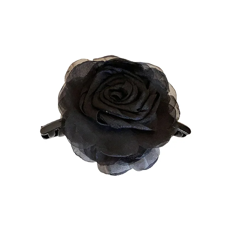 Fermagli per capelli con fiore in pizzo fatto a mano Temperamento Elegante fermagli per capelli Barrette Accessori per capelli copricapo per donne e ragazze