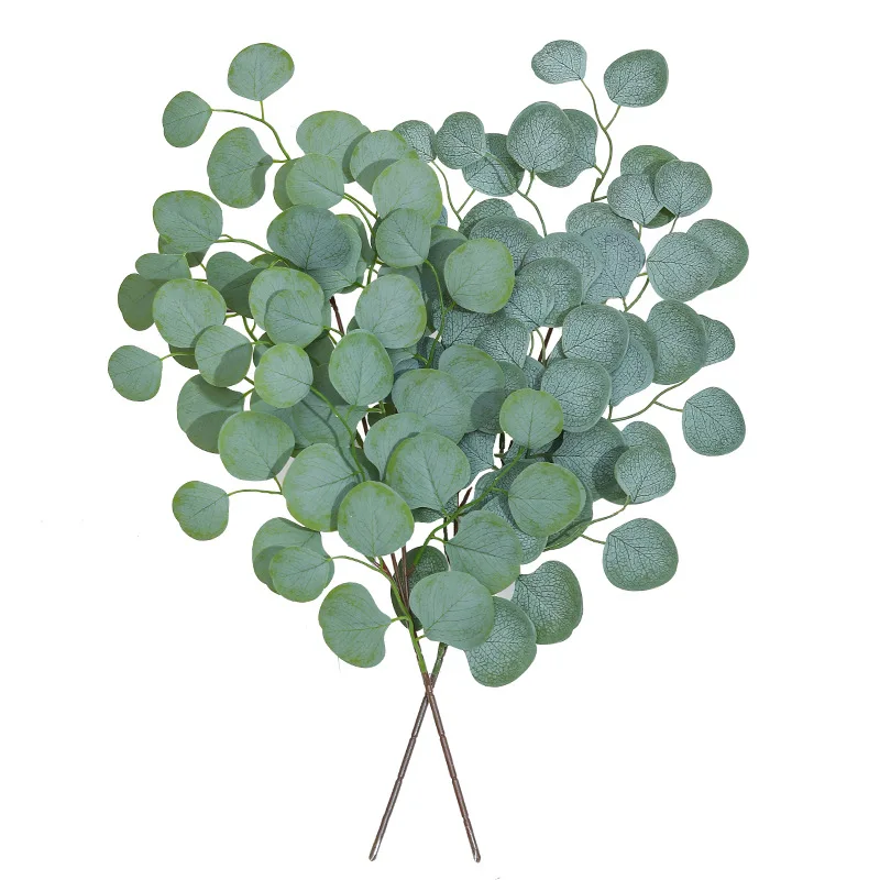 1pc Artificial Plants Eucalyptus Leaf Vine Christmas Decoration Vase for Wedding Home Garden Rose Arch Scrapbooking Fake Flowers