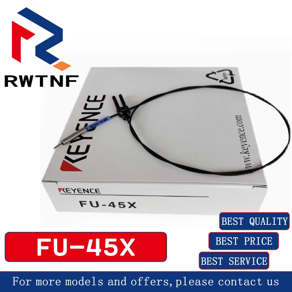 Совершенно новый оригинальный цилиндрический оптоволоконный датчик FU-45X KEYENCE, складской запас