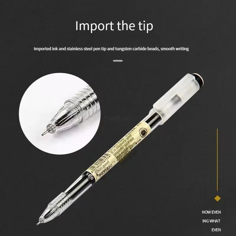 54Pcs/Set Japan Fine Point Pen 0.35mm Black Blue Red Ink Gel Pen Ballpoint Pen School Office Student Writing Stationery Supply