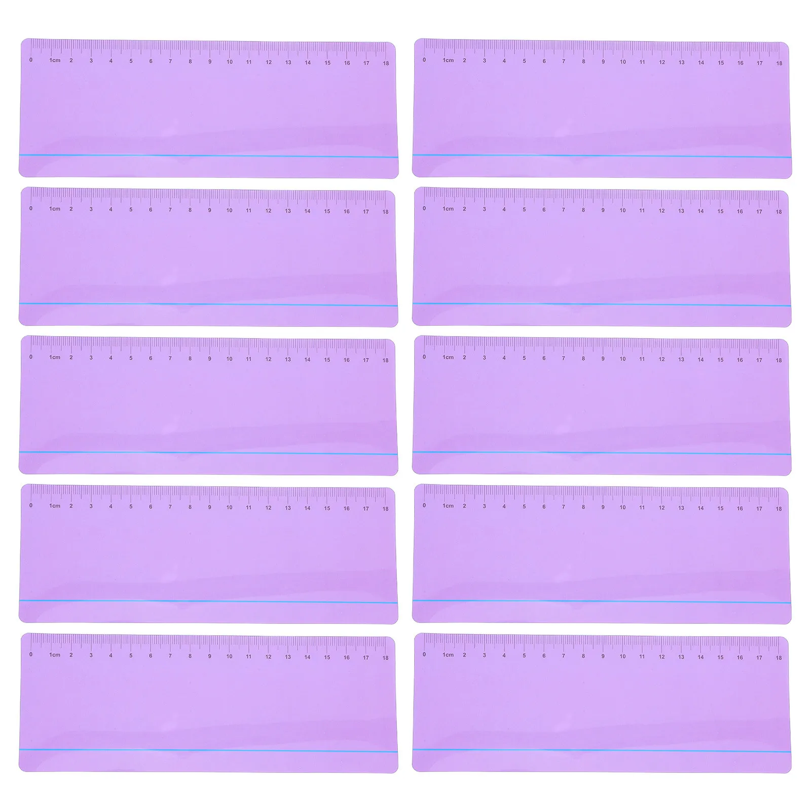 10 قطعة شرائط القراءة للحيوانات الأليفة مقياس القراءة المساعدة عسر القراءة ودية دليل بصري أدوات قياس الإشارات المرجعية #2