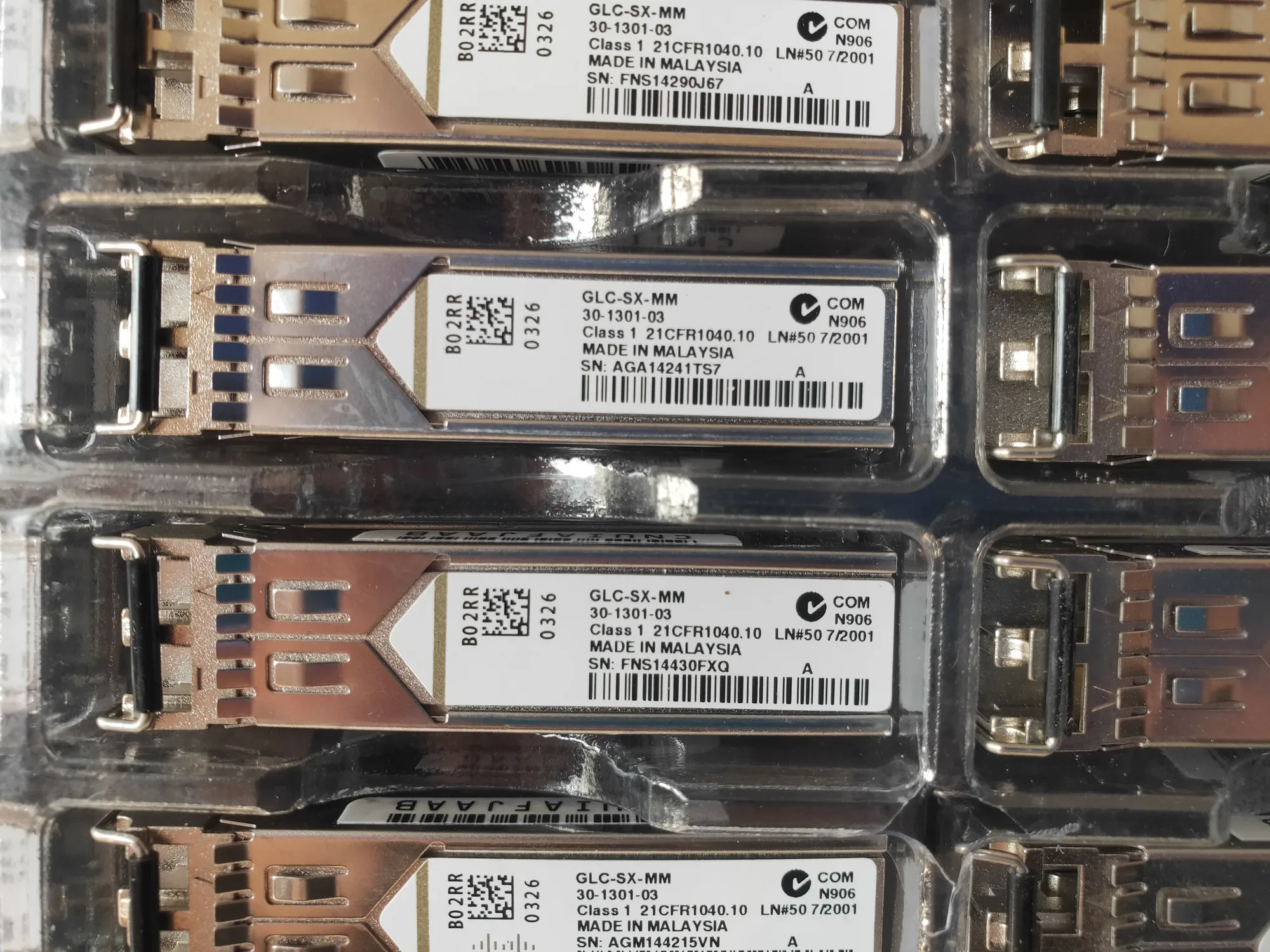 

GLC-SX-MM 30-1302-06 CI-SCO 850NM Gigabit SFP оптический переключатель 1000Base-SX Модуль приемопередатчика