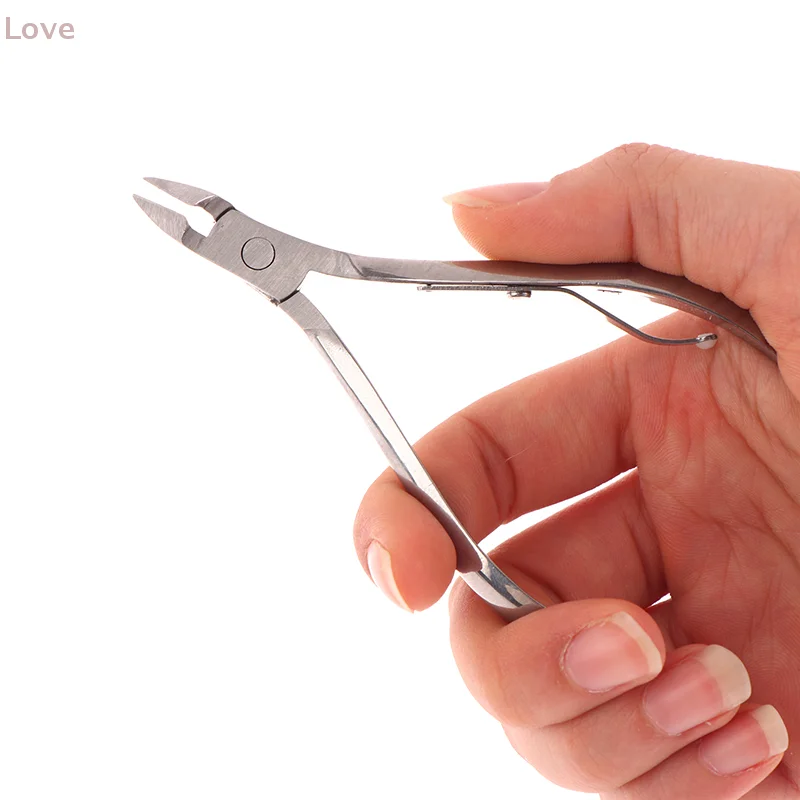 [L & P] كماشة إهاب الأظافر مقص بشرة الأظافر كليبرز المتقلب مزيل الجلد الميت باديكير الفولاذ المقاوم للصدأ القواطع أداة