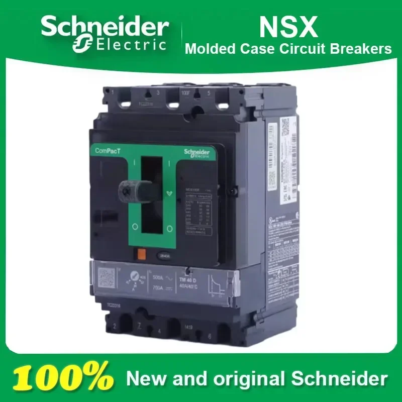 

Original Schneider Electric NSX 4P Type 160F/250F 125/160/200/250 C16F6TM125 C16F6TM160 Complete Molded Case Circuit Breaker