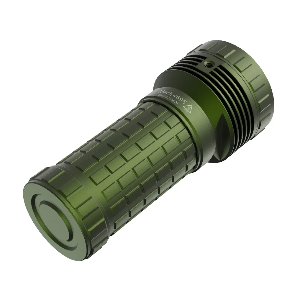 Lumintop Mach 46950 Rechargeable Flashlight TYPE-C 26000LM 520M Powerful Outdoor Searching Light with Battery for Self Defense