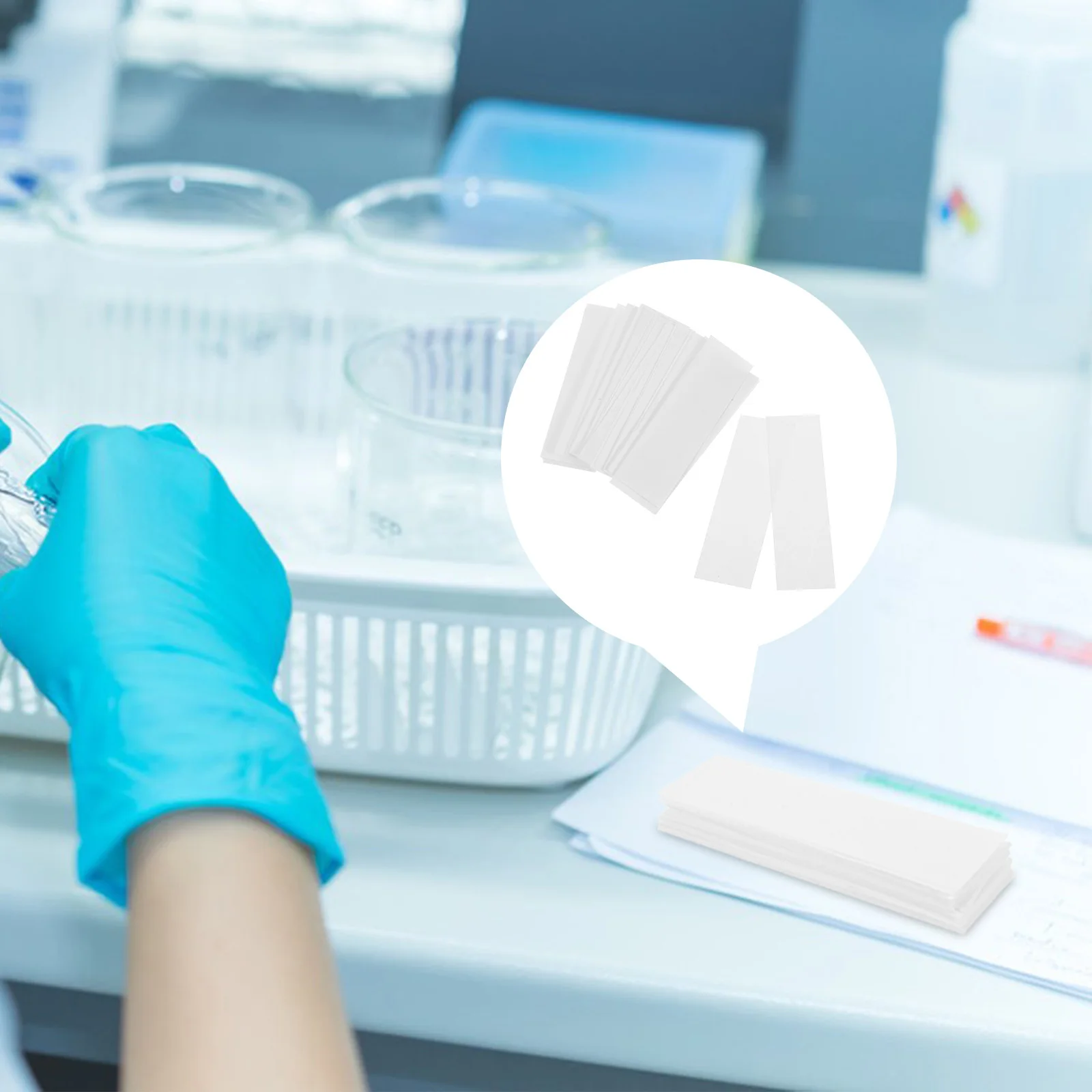 

1 set 500 Sheets Lab Paper Chemistry Biology Experiments High Absorbing Science Cleaning Blotting Strips Laboratory Dust Removal