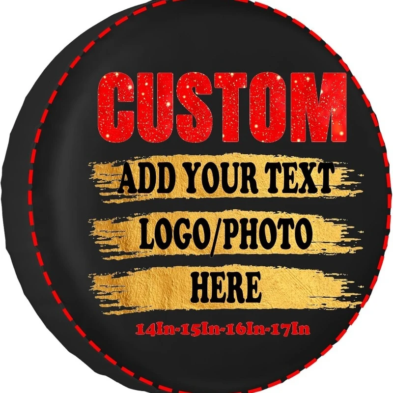 

Изготовленный на заказ чехол для запасного колеса Jeep. Добавьте свой собственный текст с фотографией. Логотип, настройка автомобиля, аксессуар для бездорожья, текст.