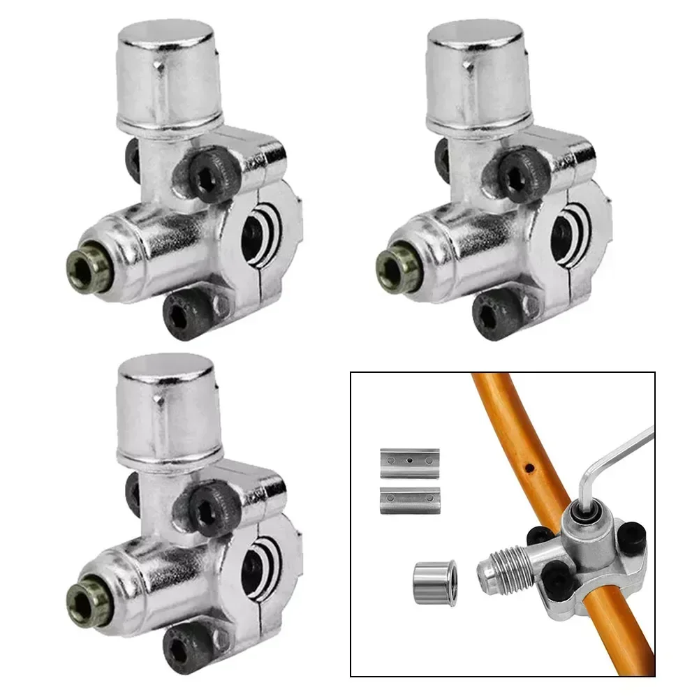 

3 шт. металлические сервисные клапаны для прокалывания, совместимые с трубками 1/4 5/16 3/8 дюйма для установки и обслуживания вентиляции и обслуживания