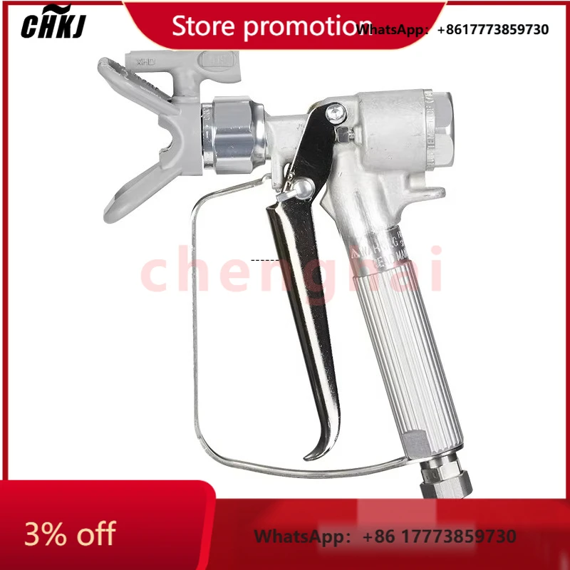 

CHKJ-2025NEWNew XTR5+/524 Stainless Steel Spray Gun Manual High-pressure Airless Spray Gun Industrial Grade High Viscosity Anti-