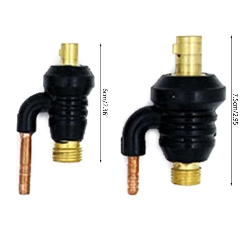 Adaptador antorcha TIG integrado, conversión rápida a 10-25 a 35-50, Cable alimentación Gas separado, conector,