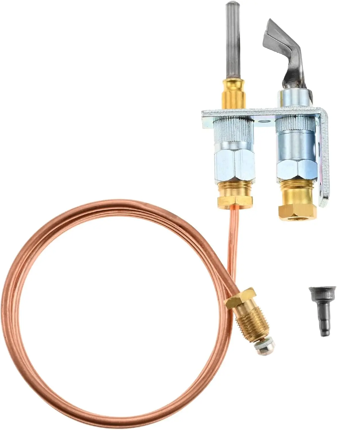 1 Pc Q314A4586 Pilot Burner with Thermocouple Assembly for Gas Furnace Boiler and Water Heater Natural Gas