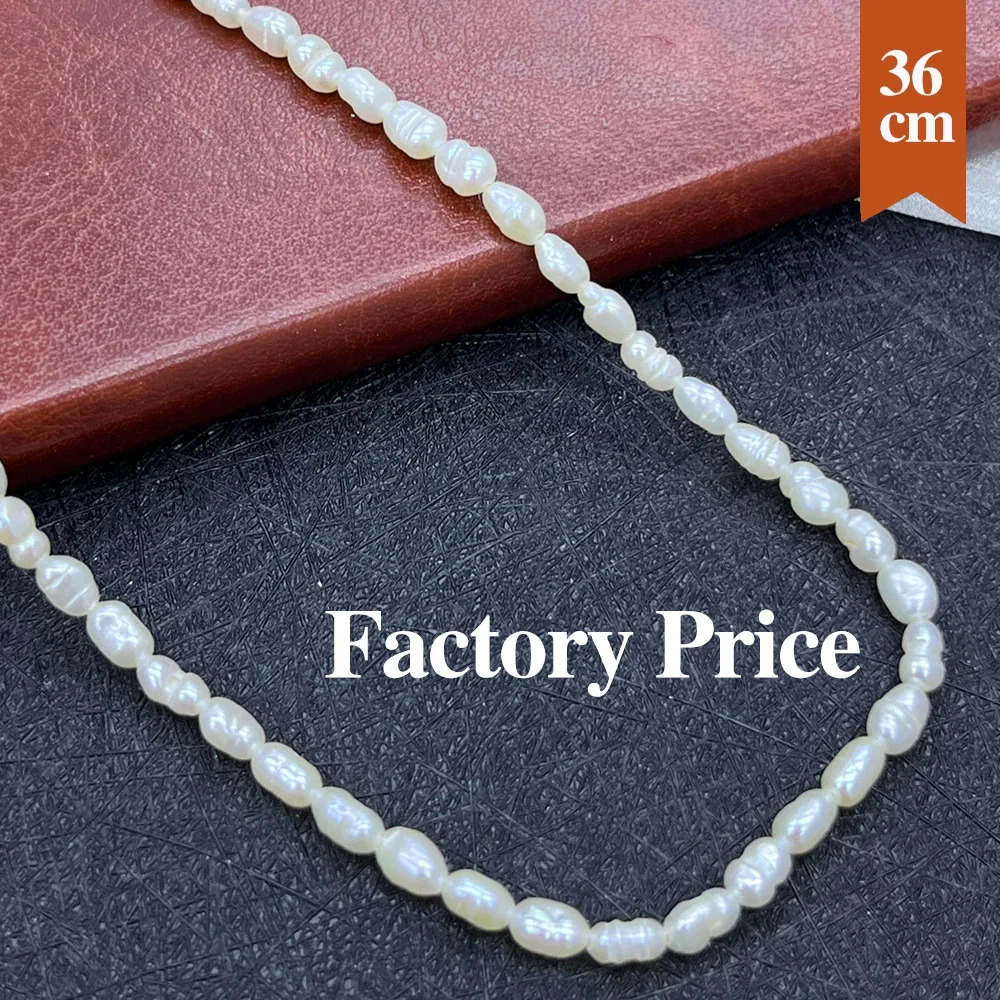 

Irregural Natural Freshwater Pearl Beads White Pearl Loose Spacer Beaded for Making DIY Jewerly Necklace Bracelet Earrings 36cm