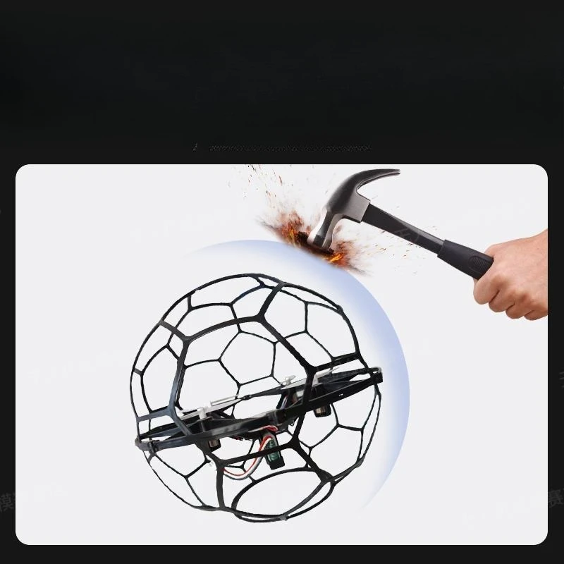 

Remote control football-shaped drone model quadcopter competition for primary school students and teenagers