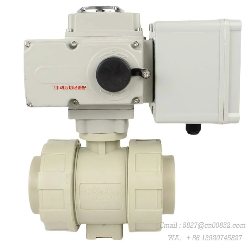 

YMER 2-ходовой PPH моторизованный шаровой кран DN65 DN80 DN100 24 В 220 В сброс электрического клапана для орошения воды ручка 3-дюймовый клапан