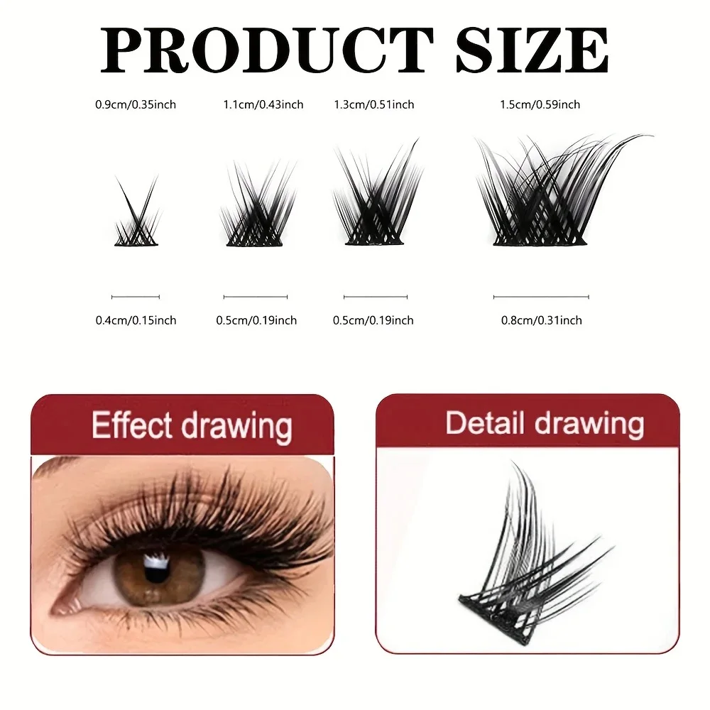 ขนตาปลอมแบบไม่ต้องใช้กาว Marks Future 64 ชิ้น สไตล์ธรรมชาติ ง่ายต่อการติด ทรงหางจิ้งจอก ยาว ปลายโค้งงอนแบบ C แบ่งเป็นช่อ ดูเป็นธรรมชาติ สำหรับมือใหม่
