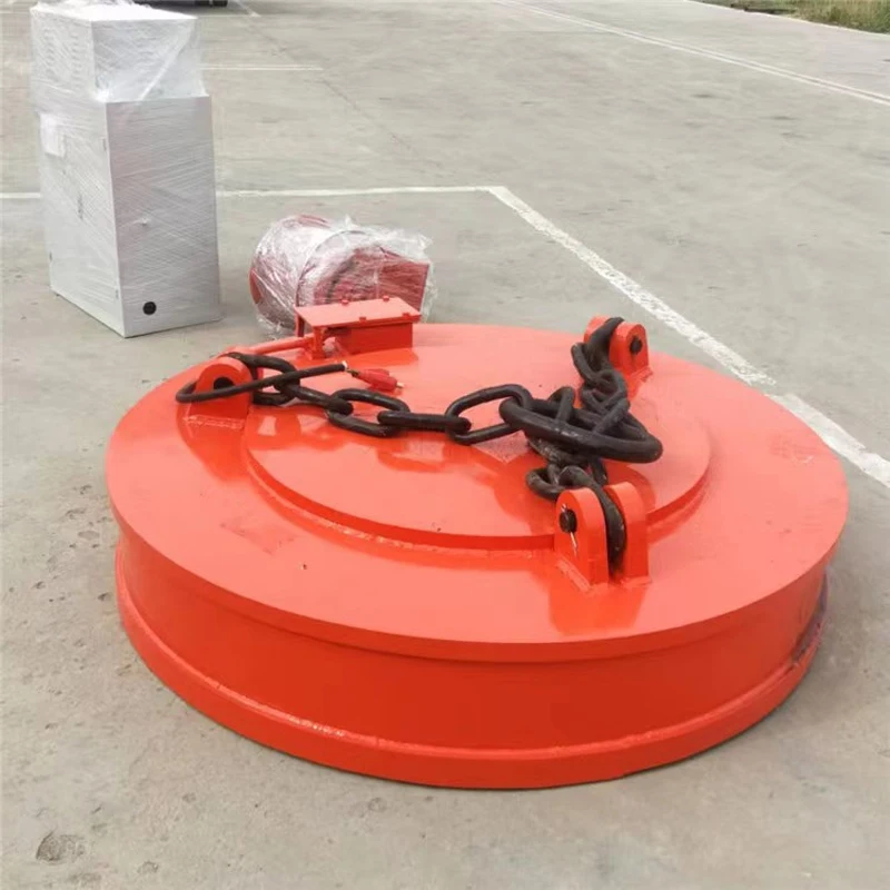 YG New High Quality Excavator Attachment CE Certificate Standard Electromagnetic Chuck Cranes Electro Magnetic Lifting Equipment