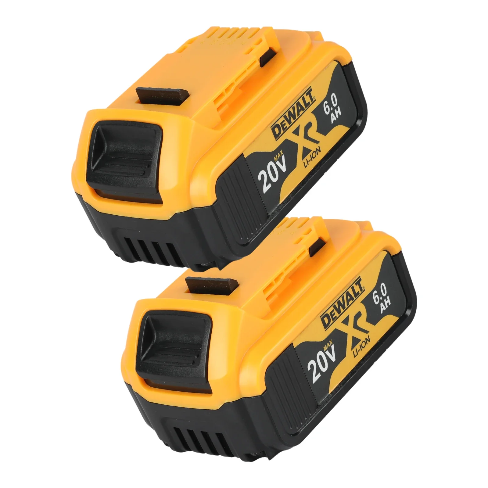 DEWALT Original packaging  20V, 6.0AH, DCB206   rechargeable Backup lithium battery ﻿ Two batteries