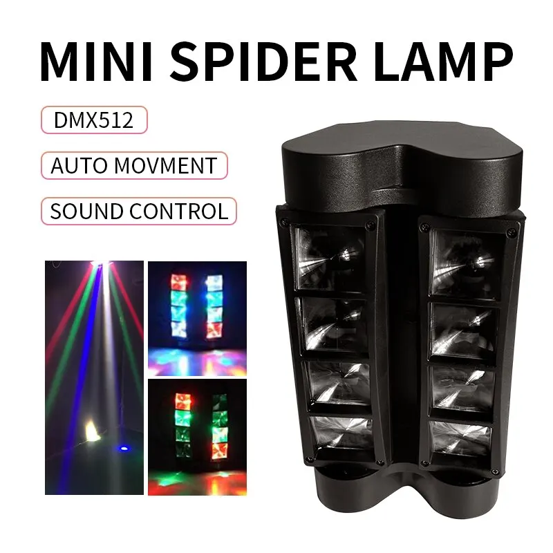 Led cabeza móvil 80W RGBW haz de luz de escenario Dj aplicación discoteca fiesta de bodas discoteca luces de discoteca