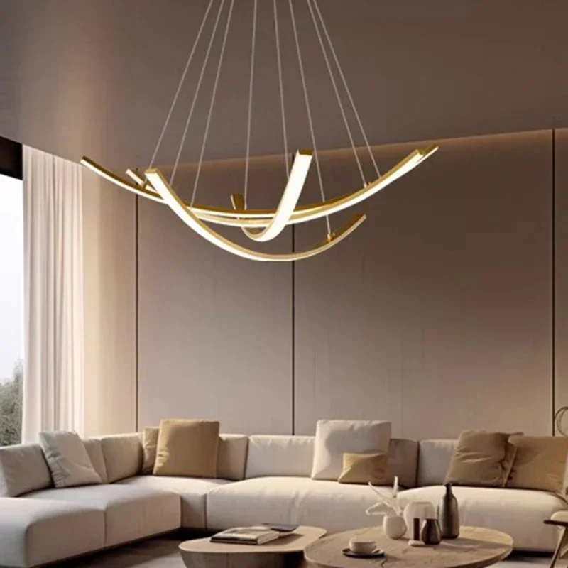 Nordic Simple Led Pendant Lights for Living Dining Room Kitchen Food Tables Bedroom Chandelier Home Decor Hanging Light Fixture