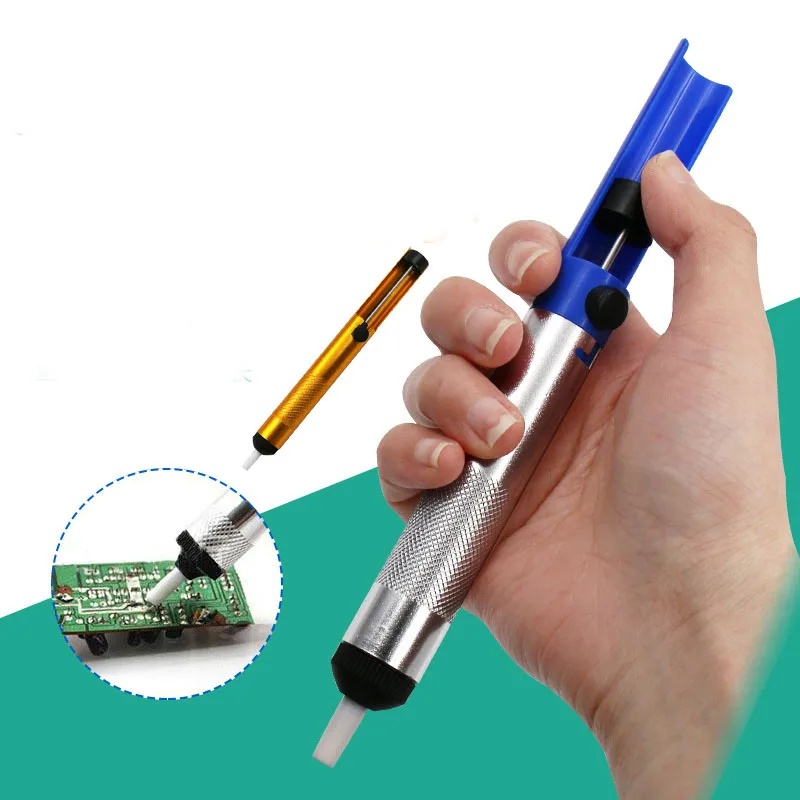 Aluminum Metal Tin Gun Removal Desoldering Suction Pump Soldering Soldering Pen Vacuum Removal Desolder Hand Welding Tool