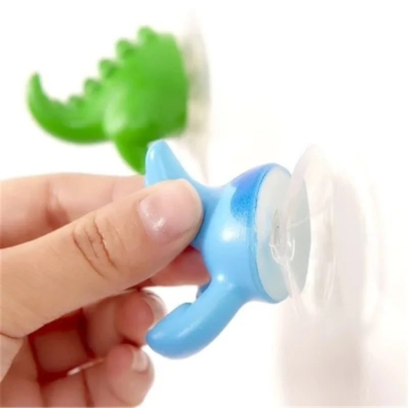 Lovely Cartoon Animal Tail Shape Sucker Kitchen Bathroom Wall Strong Hook Vacuum Suction Cup Non marking strong hook Pylons