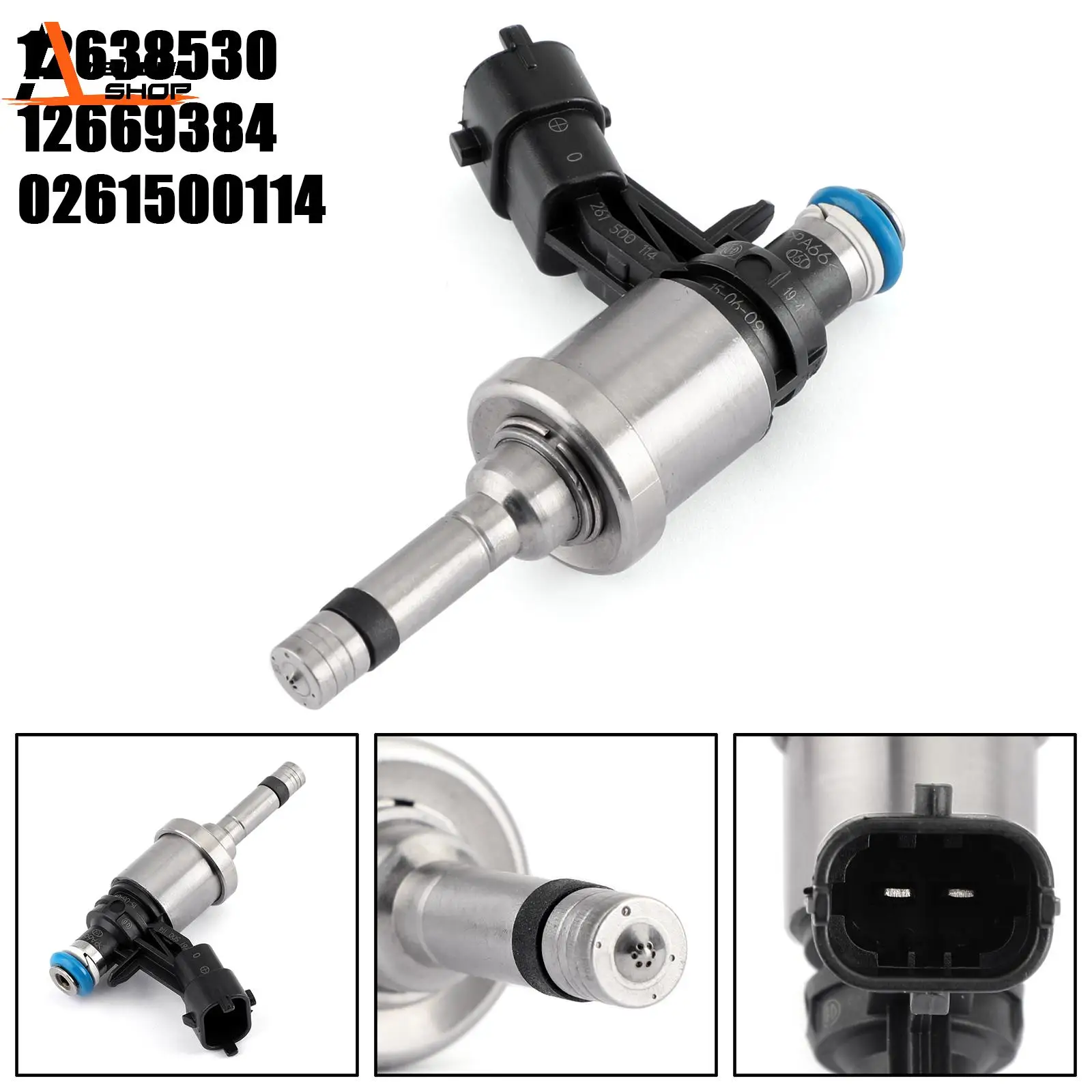 Areyourshop 62801 1x Fuel Injectors For Chevrolet Camaro Traverse For Acadia CTS 3.6L 12638530 12669384 12669384 Car Auto Parts