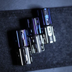 Fingertip Gyro EDC Titanium Alloy Finger Fingertip Gyro Office Decompression and Decompression Artifact Adult Metal Toy Boy Gift