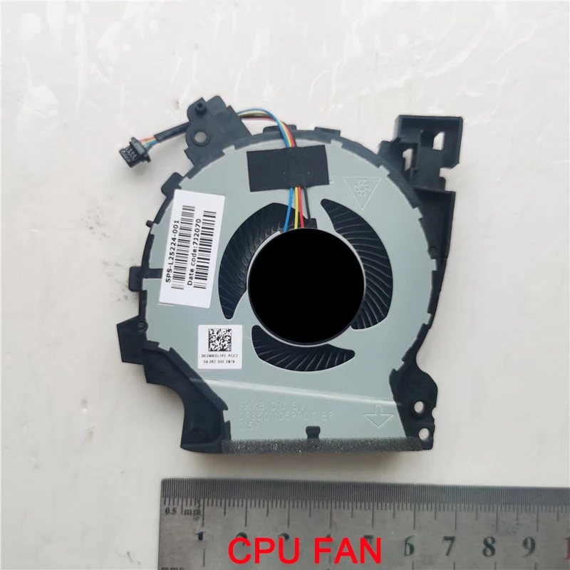 Radiator fan for H P TPN-C134 L25223-001  L25224-001   Laptop CPU GPU cooling