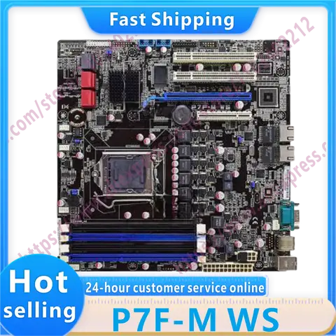 P7F-M WS motherboard DDR3 32GB LGA 1156 PCI-E 16X USB2.0 Micro ATX