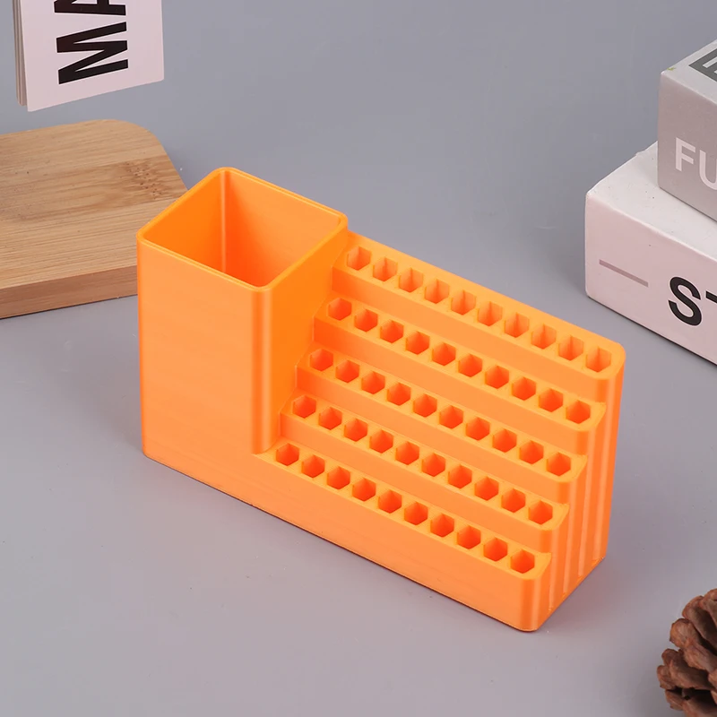 Drill Holder 20/50 Holes Bit Organiser Screwdriver Head Storage Toolbox Hole Board Screwdriver Stand Hex Shank Organiser