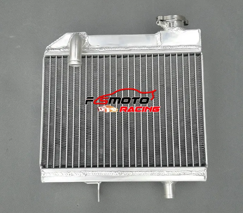 For SUZUKI RM125 RM125X RM125D RM125Z 1981-1983 1982 81 82 83 Aluminum Radiator+Fan