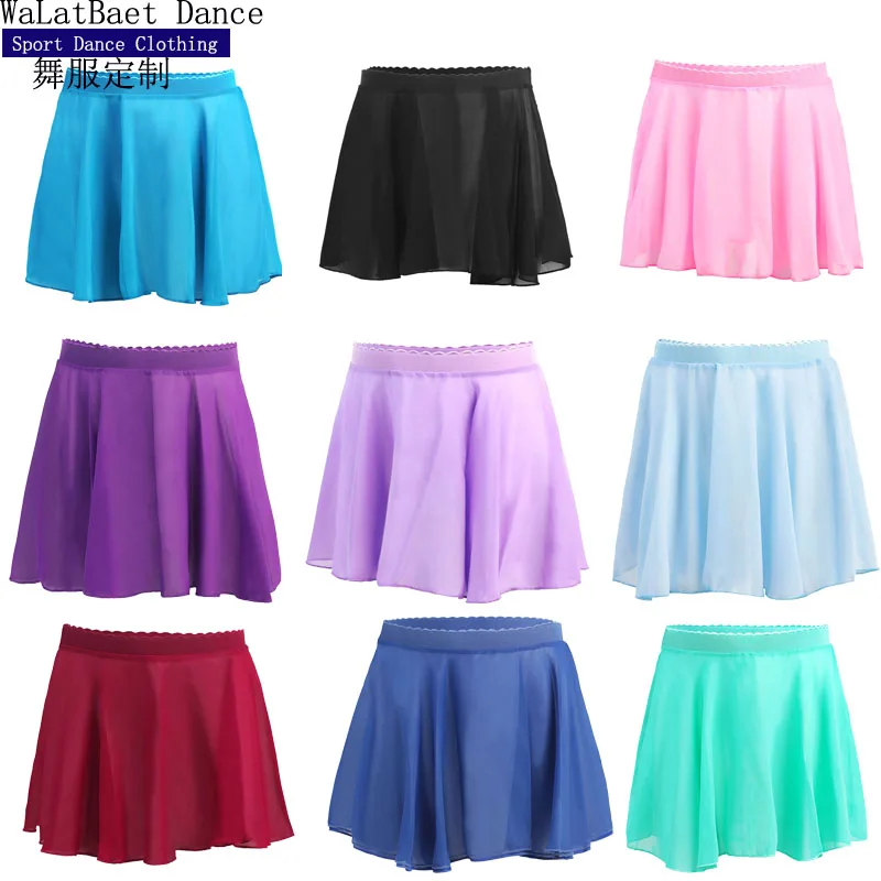 Ballet Tailleband Turnpakje Chiffon Rok Ballet Chiffon Wrap Rok Meisjes Ballet Chiffon Wrap Rokken Dans Rok Voor Peuters Kinderen