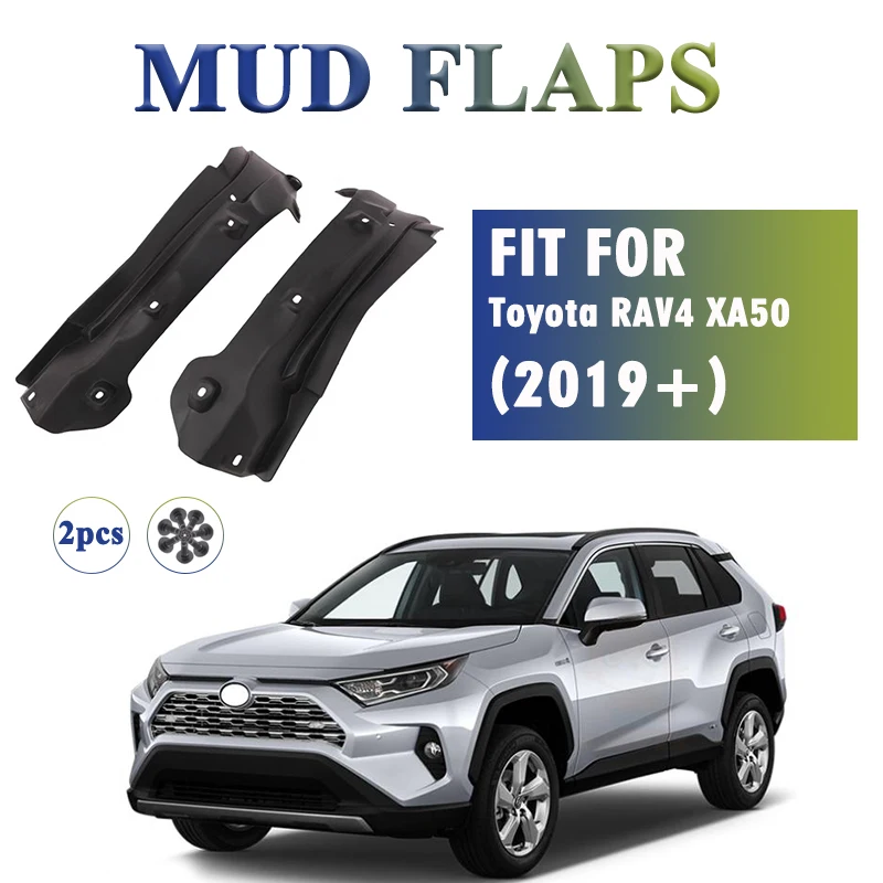 

2PCS FOR Toyota RAV4 2019-2024 Mud Flaps Special Rear Door Rear Wheel Fender Modification Car Accessories Mudguard