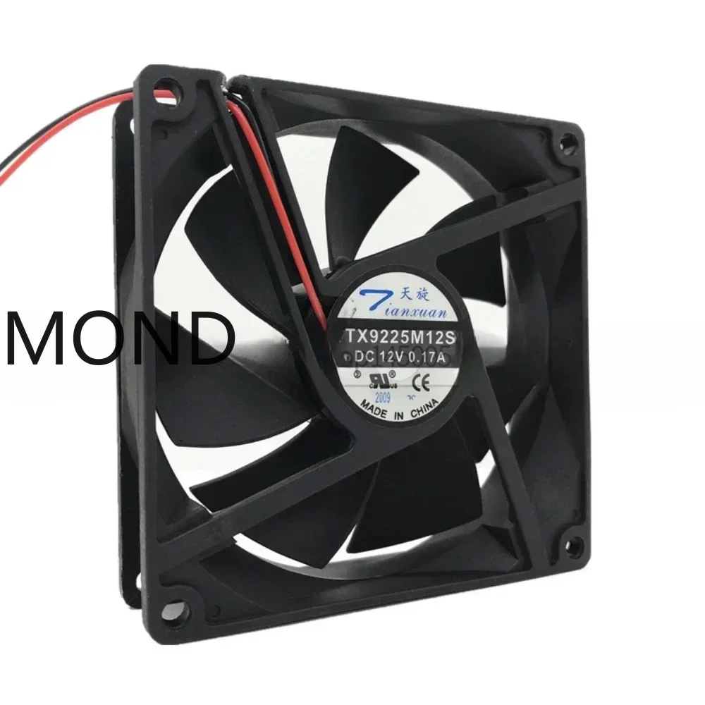 TX9225M12S TianXuan Refrigerating Machine Power Supply Cooling Fan CPU Radiator 9225 12V 0.17A 0.19A 9CM 92*92*25mm 2-Wire