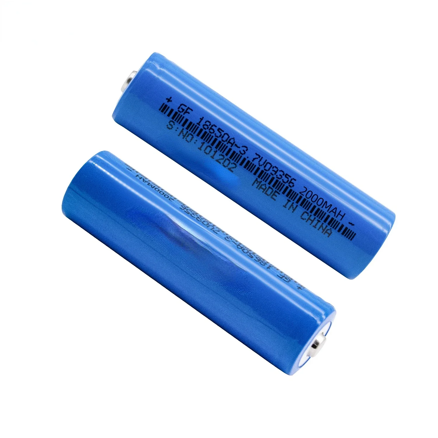 Rechargeable Batteries High capacity 3.7V 18650 battery 2000mAh  Li-lion  18650 lithium battery