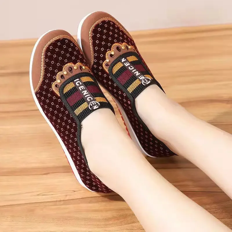 Fashion Spring and Autumn Woman High Quality Sports Shoes Women\'s Soft Bottom Non-slip Shoes Flat Casual Flats Shoes 2023