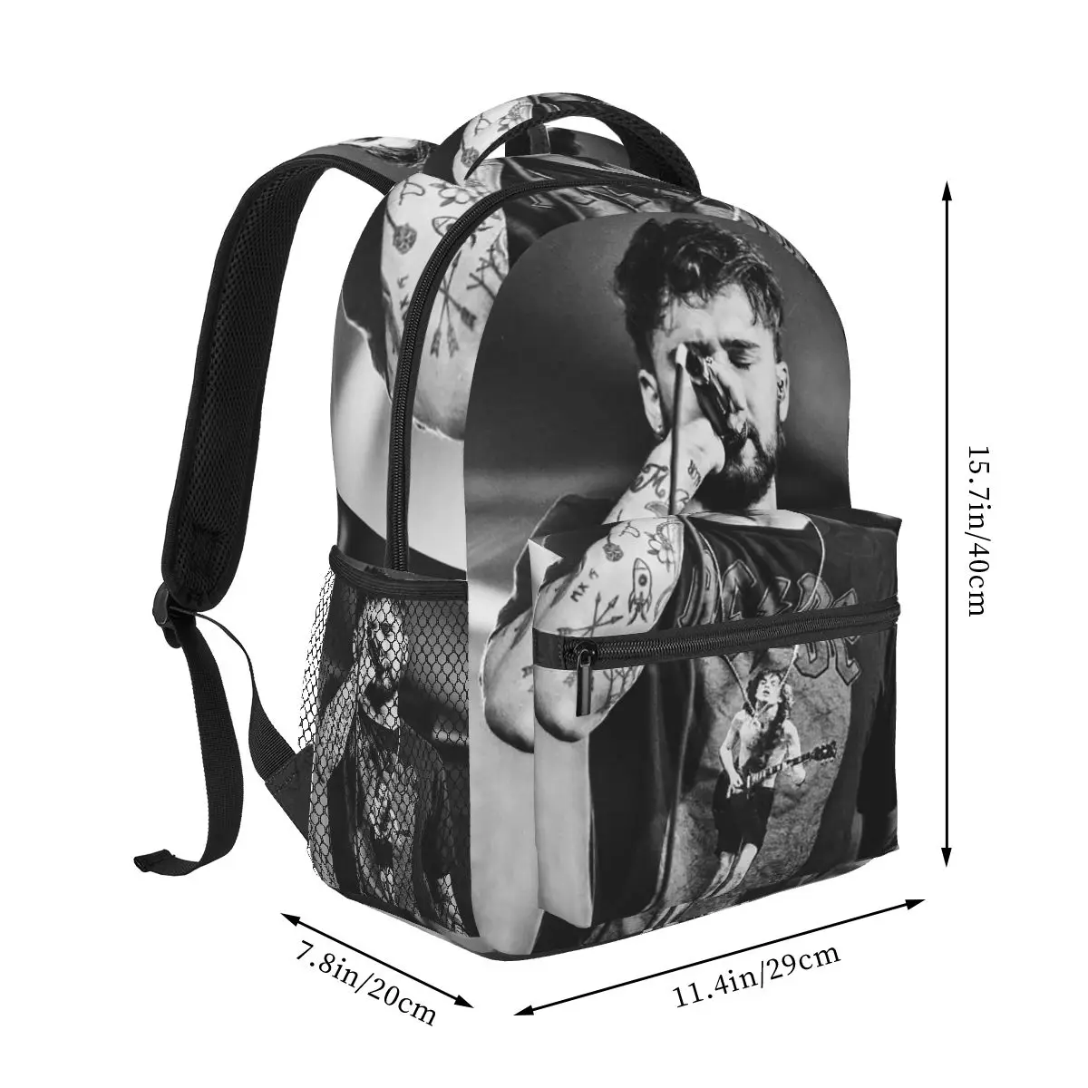 Rapper Dani Fernandez Fashion Graphics Backpack Student Boys Girls BookBag Children School Bag Laptop Shoulder Bag for Men Women