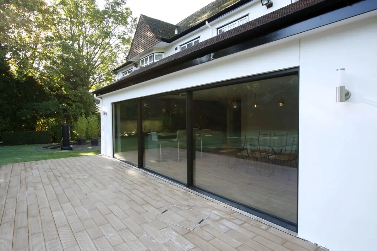 

DN Modern Strong Thermal Broken Patio Door Wholesale Aluminum Large Glass Lift and Slide Sliding Doors for House Custome Made