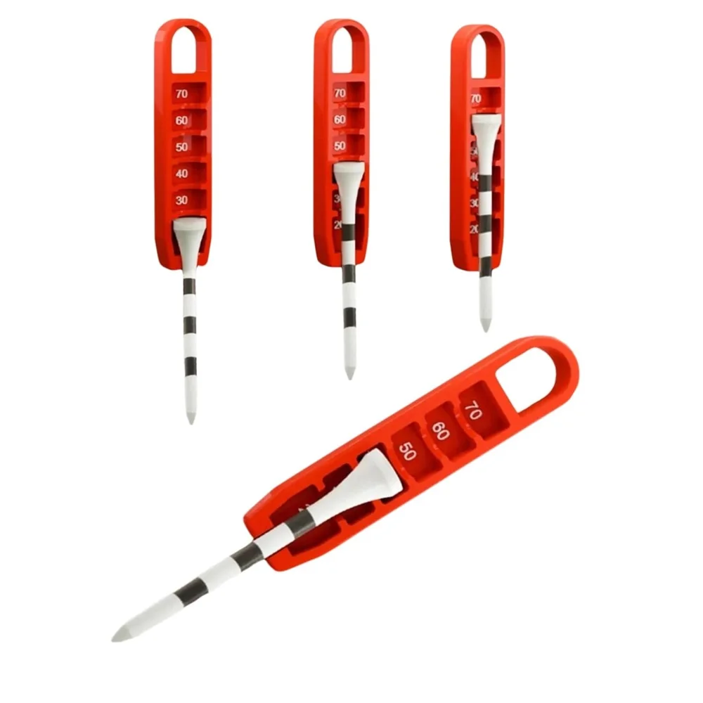 

Golf Tee Elevator Height Adjuster, Precision Golf Tee Elevator for 20-70mm, Portable 3D Printed Tee Setter for AccuratePlacement