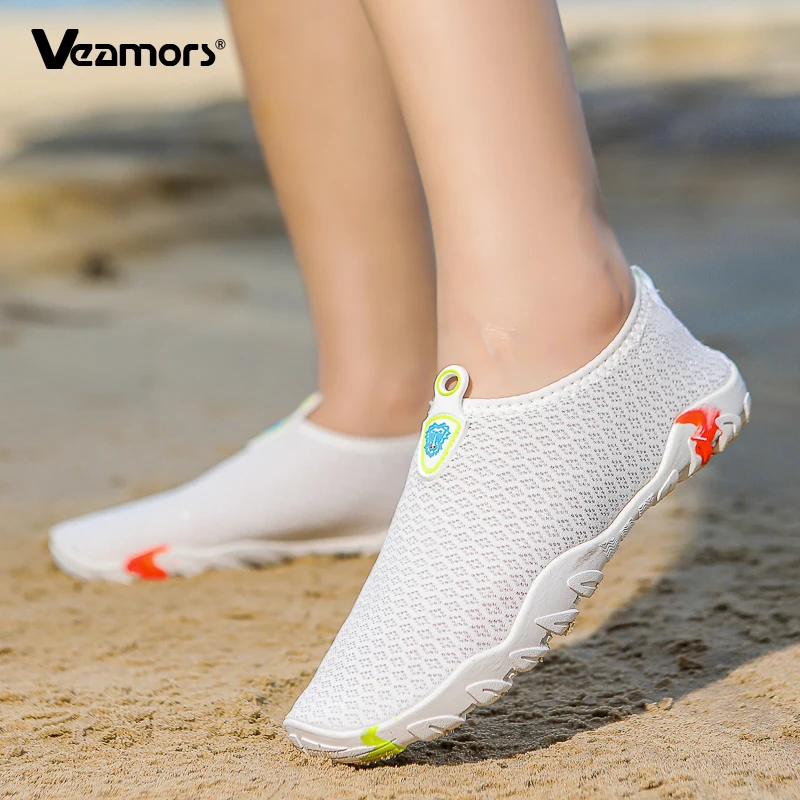 

Breathable Men's Beach Aqua Shoes Light Women's Quick Dry Water Sports Shoes River Pool Seaside Wading Sneakers Non-slip