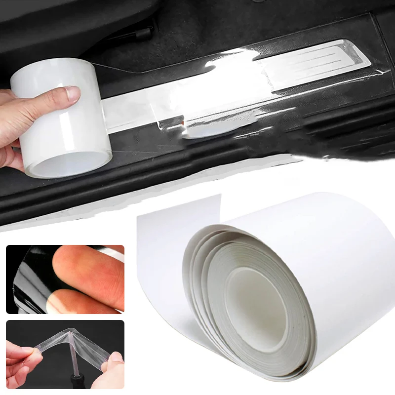 Bicycle Frame Protector Clear Tape Strength Anti Scratch Transparent For MTB Road Mountain Bike Folding Bike Riding Decoration