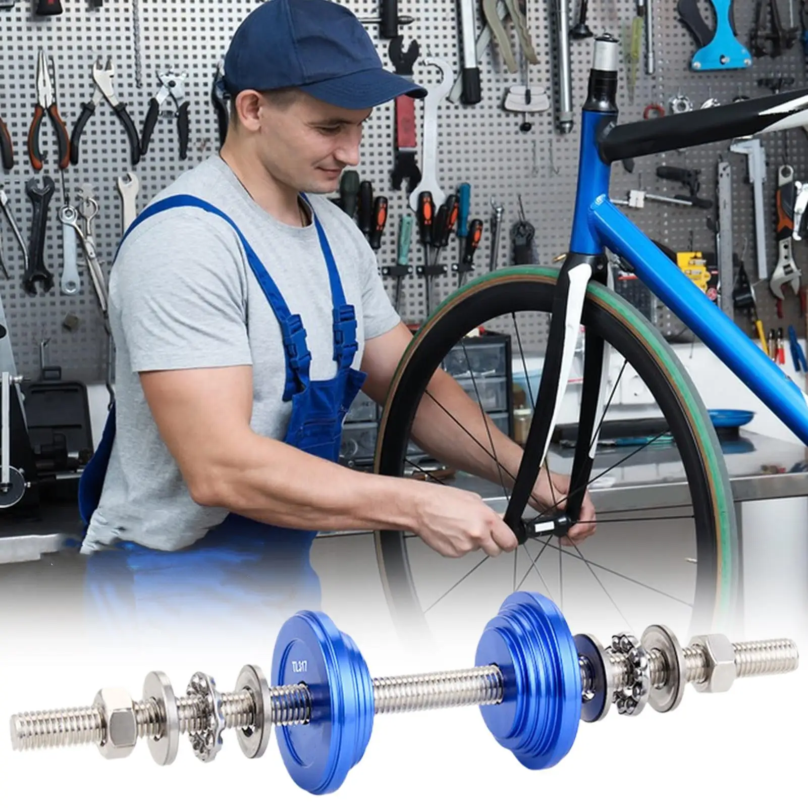 

Bottom Bracket Tool For Road Bike Bearing Press-in Tool For Mountain Bike Anti-Slip Grip Cycling Repair Gadget For Beginners