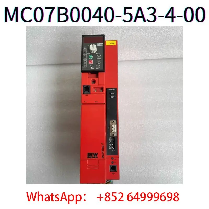 

second-hand MC07B0040-5A3-4-00 frequency converter tested ok