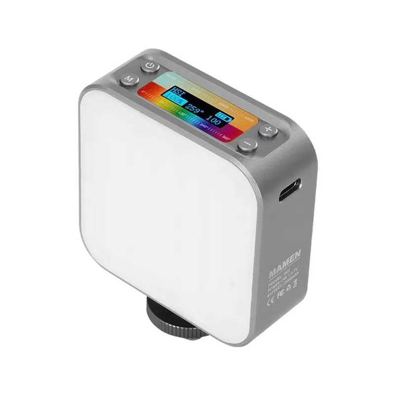 2500-9000K 3000mAh 5W RGB Dimming Pocket LED Fill Light for Mobile Live Streaming and Makeup