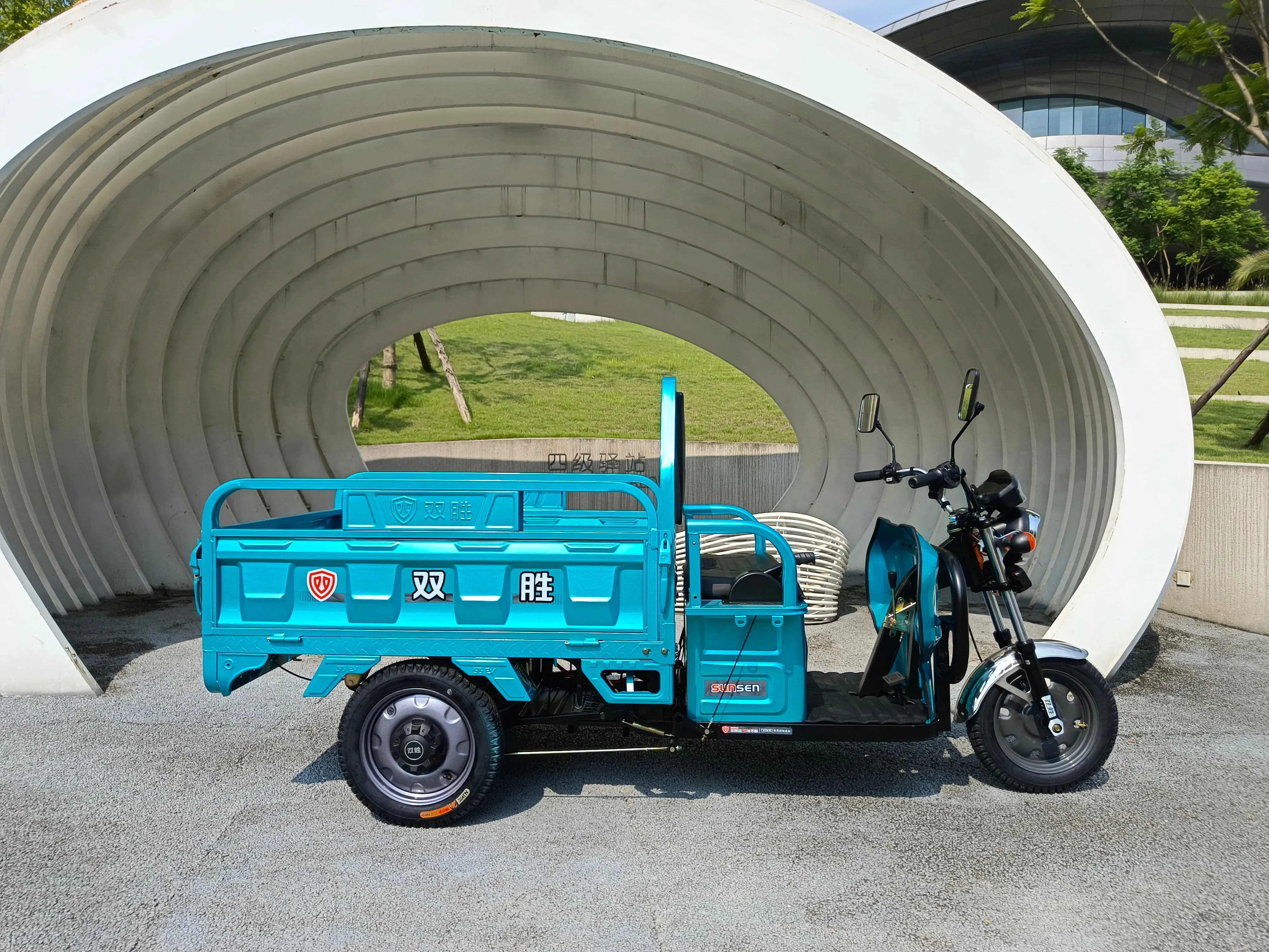 hot-selling cargo tricycle 3 wheel pickup truck72V large capacity agricultural transport tricycle electric bike