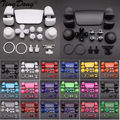 For PS5 Controller Dpad and ABXY Jelly Button R1 L1 R2 L2 Direction Key  For PS5 V3 3.0 BDM-030 Controller Gamepad