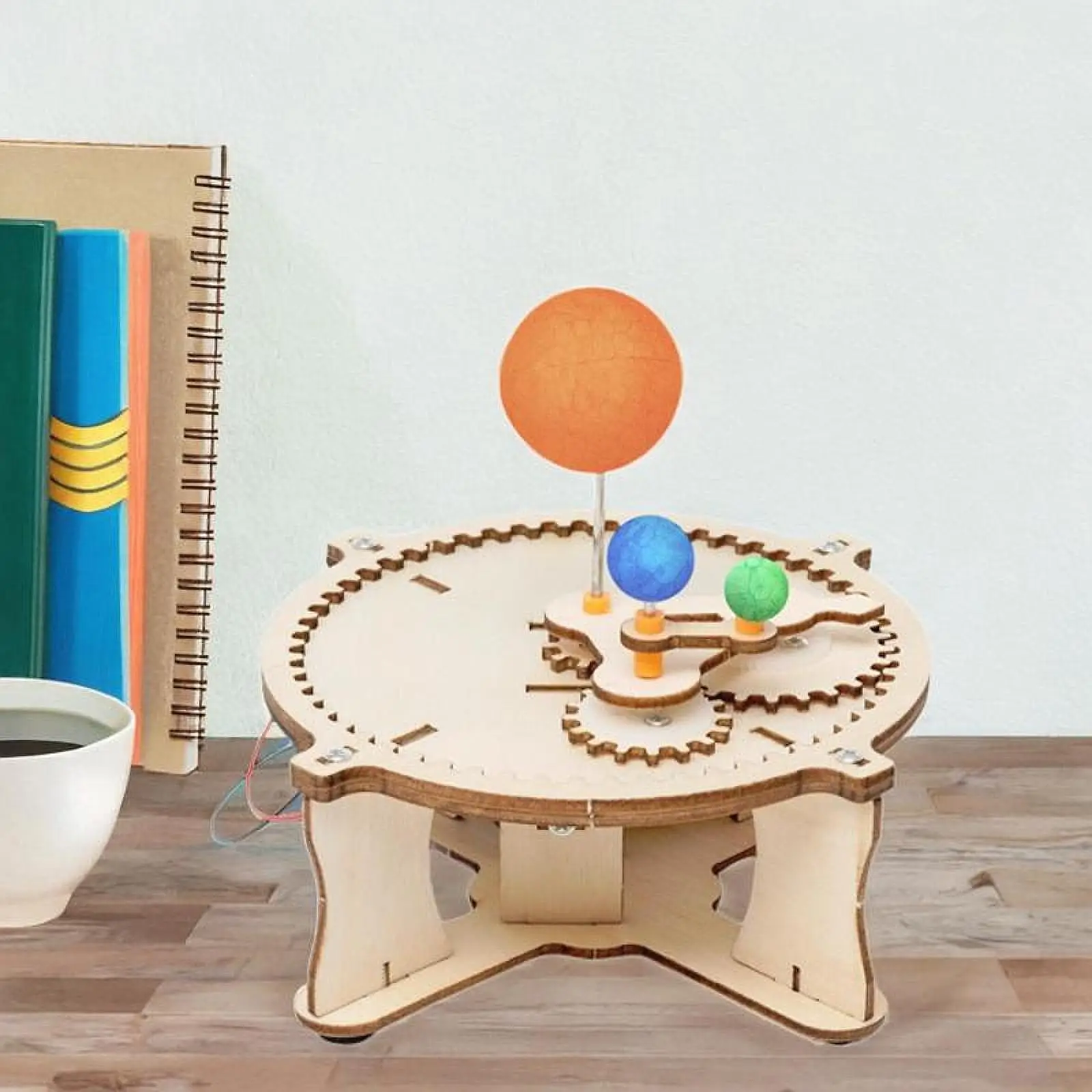 Sonnensystem Planeten bewegung Kits Holz Wissenschaft Spielzeug für Kinder Kinder