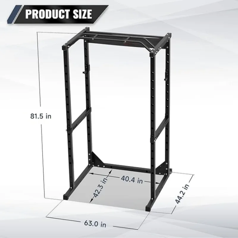 Gym Power Rack Metal Cable Weight Workout Smith Machine & Squat Rack