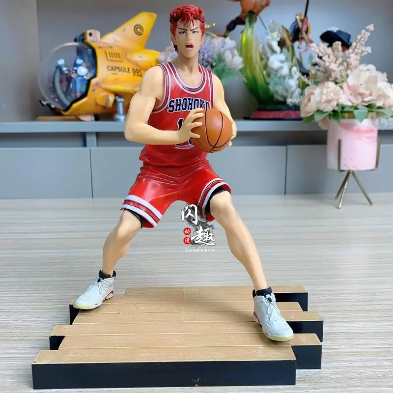 

32cm Slam Dunk Sakuragi Hanamichi Anime Figures Pvc Action Figurine Statue Model Collectible Desk Decoration Ornaments Toys Gift