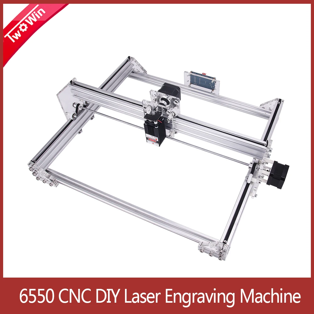 TWOWIN 6550 Laser Engraver 15W CNC Laser Engraving Machine Work Area 65cm*50cm Wood Router Machine with Offline Controller